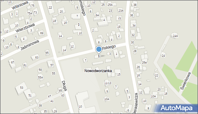 Nowy Dwór Mazowiecki, Kilińskiego Jana, płk., 5, mapa Nowy Dwór Mazowiecki