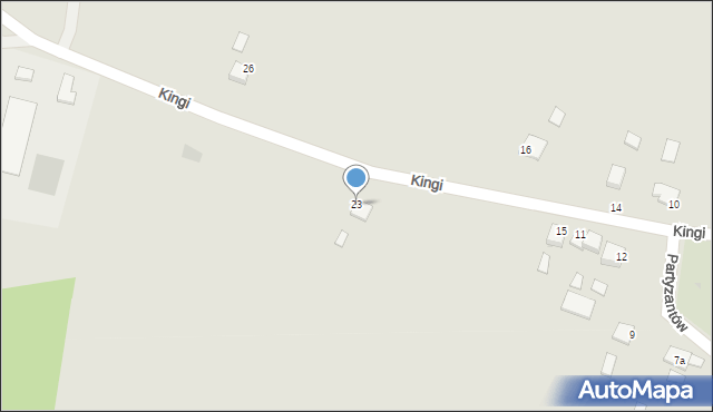 Nowy Korczyn, Kingi, 23, mapa Nowy Korczyn