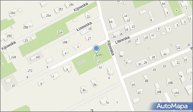 Odrano-Wola, Kijowska, 15, mapa Odrano-Wola