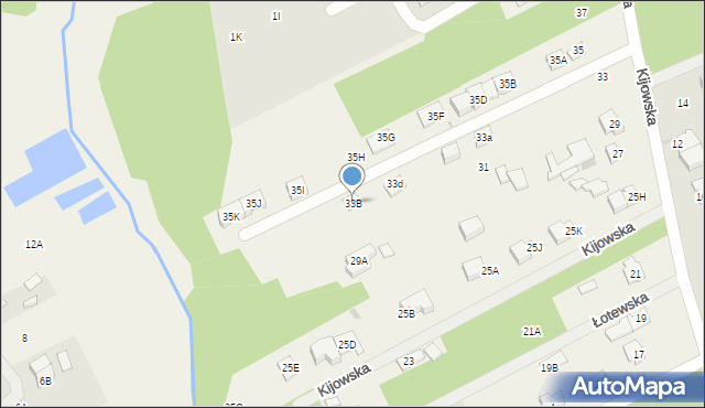 Odrano-Wola, Kijowska, 33B, mapa Odrano-Wola