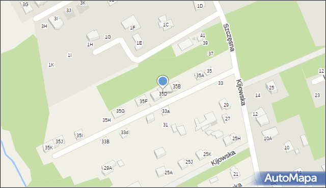 Odrano-Wola, Kijowska, 35D, mapa Odrano-Wola