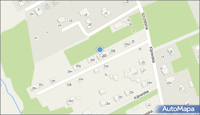 Odrano-Wola, Kijowska, 35E, mapa Odrano-Wola