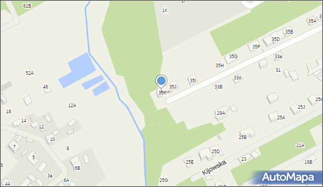 Odrano-Wola, Kijowska, 35K, mapa Odrano-Wola