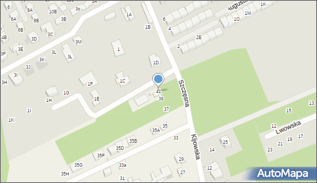 Odrano-Wola, Kijowska, 41, mapa Odrano-Wola