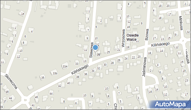 Olesno, Kilińskiego Jana, płk., 31, mapa Olesno