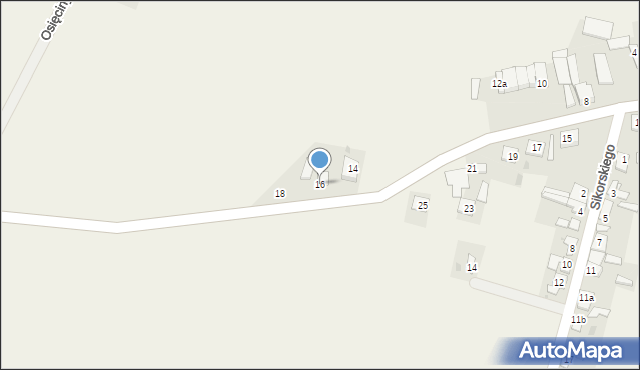 Osięciny, Kilińskiego Jana, płk., 16, mapa Osięciny