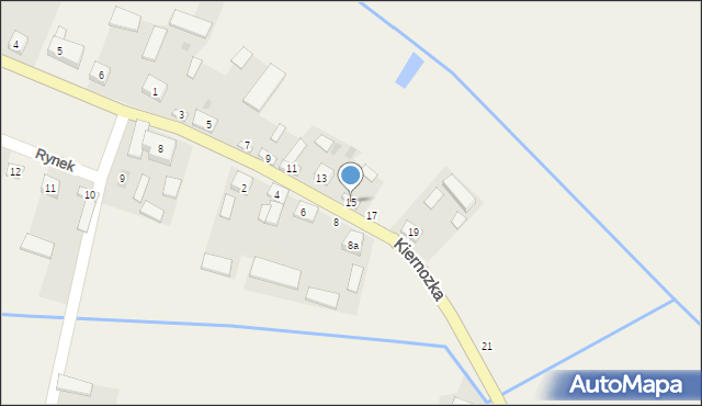 Osmolin, Kiernozka, 15, mapa Osmolin