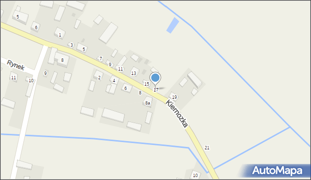 Osmolin, Kiernozka, 17, mapa Osmolin