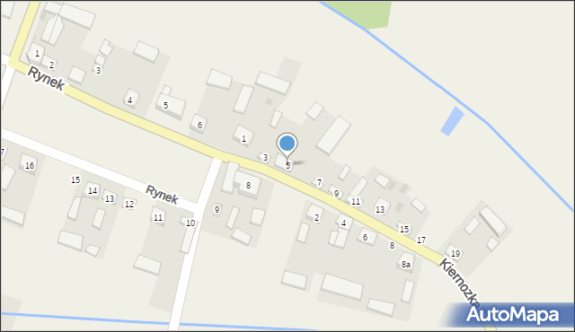 Osmolin, Kiernozka, 5, mapa Osmolin