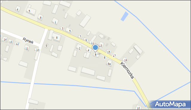 Osmolin, Kiernozka, 6, mapa Osmolin