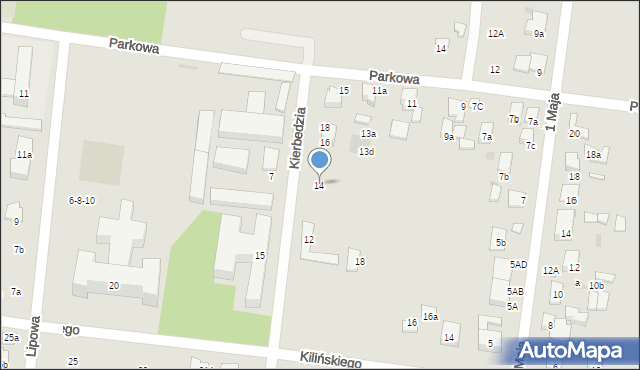 Ożarów Mazowiecki, Kierbedzia Stanisława, 14, mapa Ożarów Mazowiecki