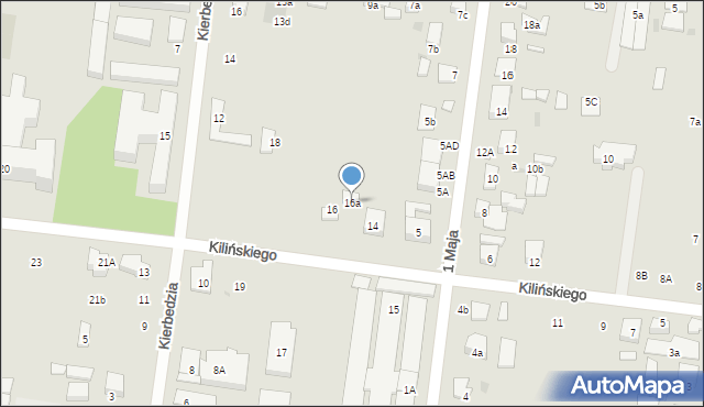 Ożarów Mazowiecki, Kilińskiego Jana, płk., 16a, mapa Ożarów Mazowiecki