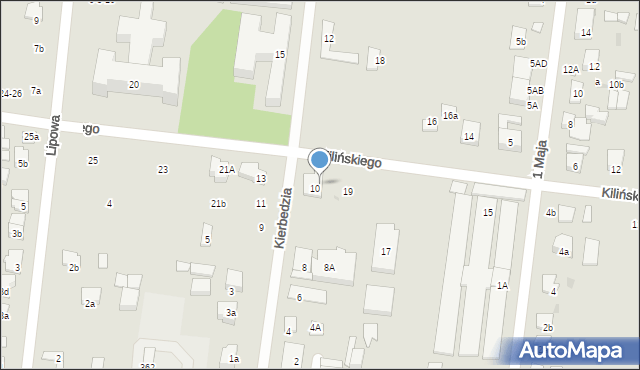 Ożarów Mazowiecki, Kilińskiego Jana, płk., 19a, mapa Ożarów Mazowiecki