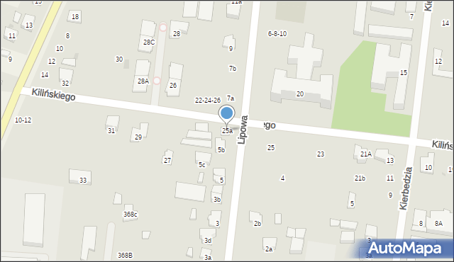 Ożarów Mazowiecki, Kilińskiego Jana, płk., 25a, mapa Ożarów Mazowiecki