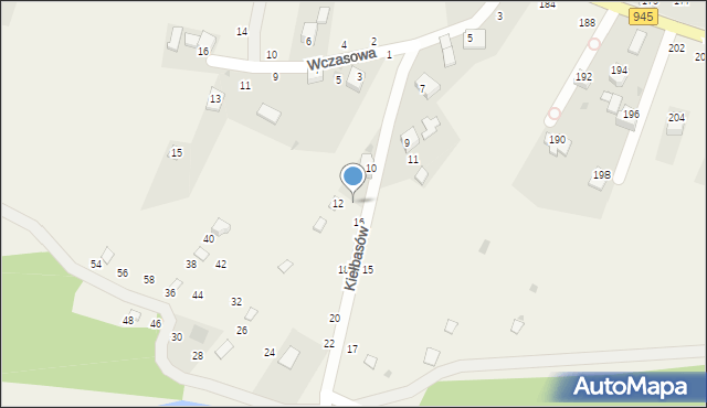 Pewel Mała, Kiełbasów, 14, mapa Pewel Mała