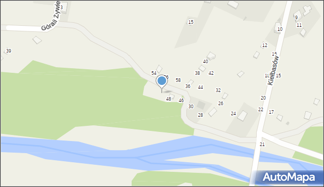 Pewel Mała, Kiełbasów, 50, mapa Pewel Mała