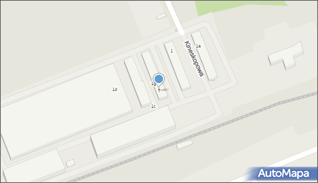 Piaseczno, Kineskopowa, 7, mapa Piaseczno