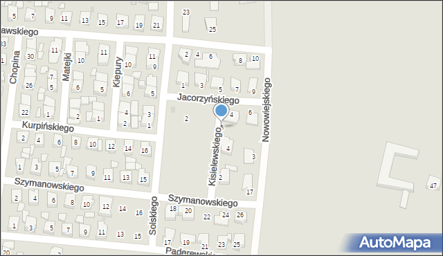 Pleszew, Kisielewskiego-Kisiela Stefana, 6, mapa Pleszew