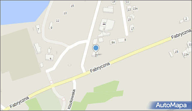 Pobiedziska, Kiszkowska, 10, mapa Pobiedziska