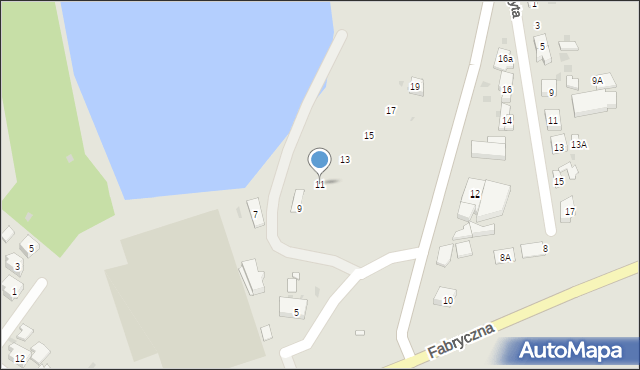 Pobiedziska, Kiszkowska, 11, mapa Pobiedziska