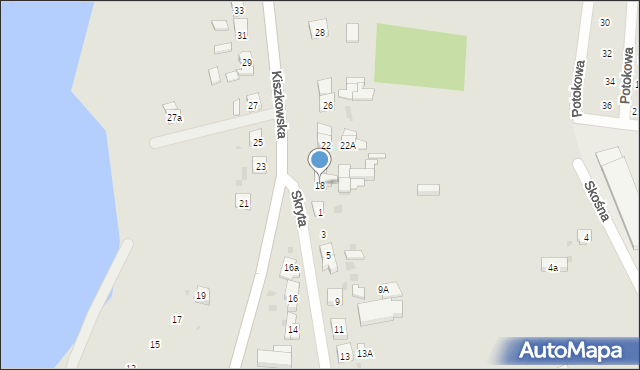 Pobiedziska, Kiszkowska, 18, mapa Pobiedziska