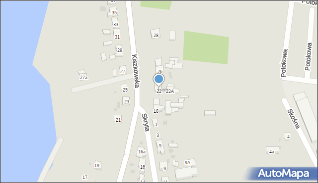 Pobiedziska, Kiszkowska, 22, mapa Pobiedziska