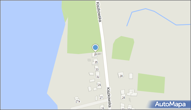 Pobiedziska, Kiszkowska, 37, mapa Pobiedziska