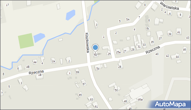 Pobiedziska, Kiszkowska, 52, mapa Pobiedziska