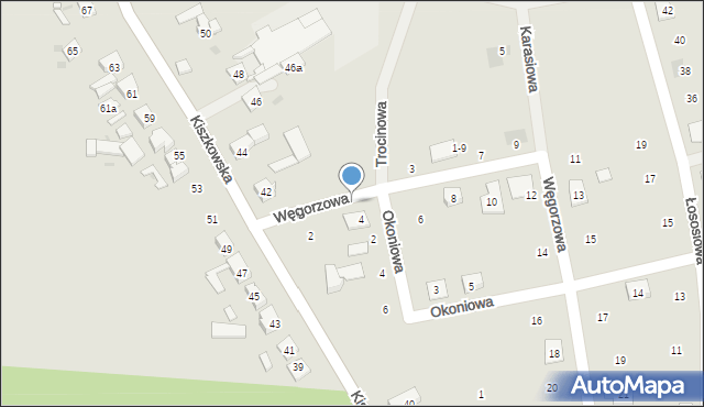 Pobiedziska, Kiszkowska, 62, mapa Pobiedziska