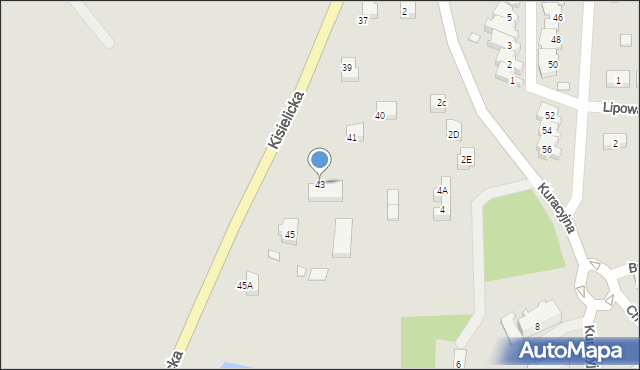 Prabuty, Kisielicka, 43, mapa Prabuty