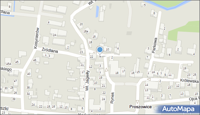 Proszowice, Kilińskiego Jana, płk., 7, mapa Proszowice