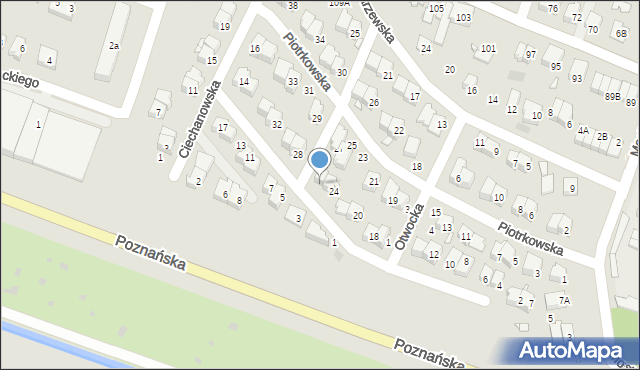 Pruszków, Kielecka, 26, mapa Pruszków