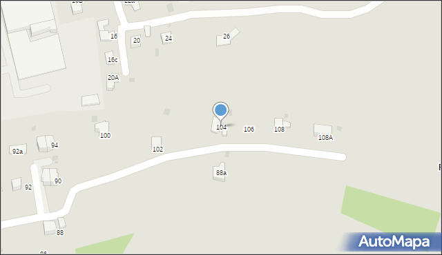 Rabka-Zdrój, Kilińskiego Jana, płk., 104, mapa Rabka-Zdrój