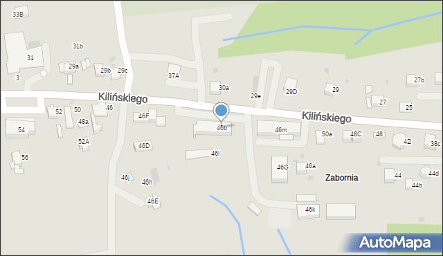 Rabka-Zdrój, Kilińskiego Jana, płk., 46b, mapa Rabka-Zdrój