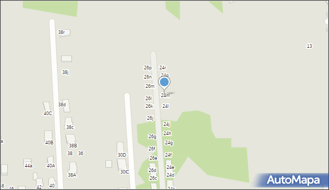 Radom, Kierzkowska, 24m, mapa Radomia