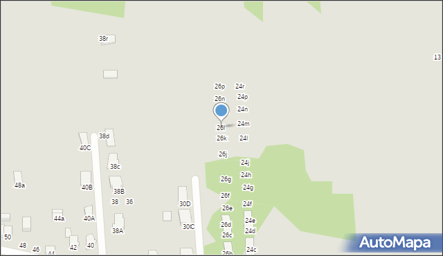 Radom, Kierzkowska, 26l, mapa Radomia