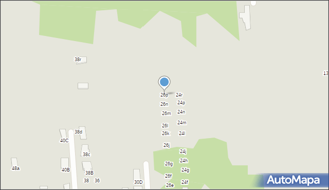 Radom, Kierzkowska, 26p, mapa Radomia