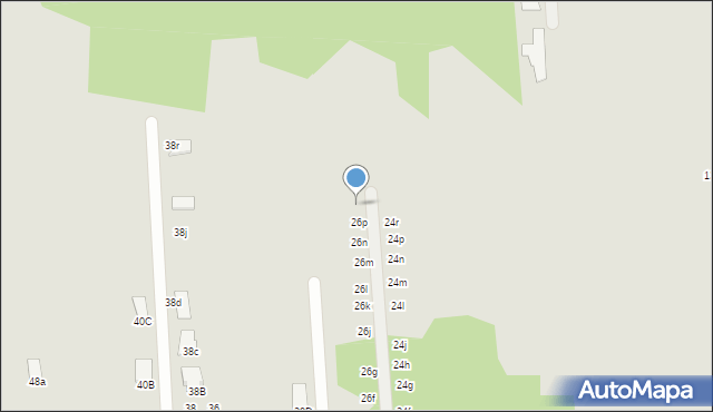 Radom, Kierzkowska, 26r, mapa Radomia