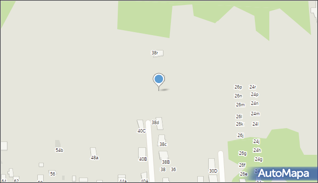 Radom, Kierzkowska, 38j, mapa Radomia