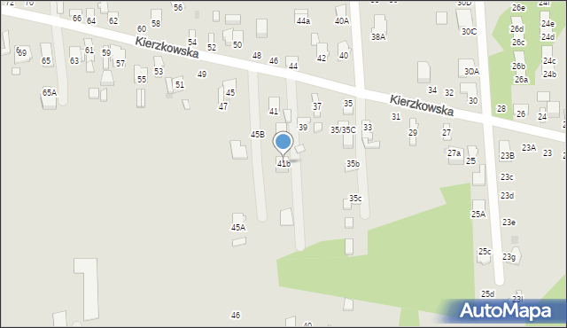 Radom, Kierzkowska, 41b, mapa Radomia