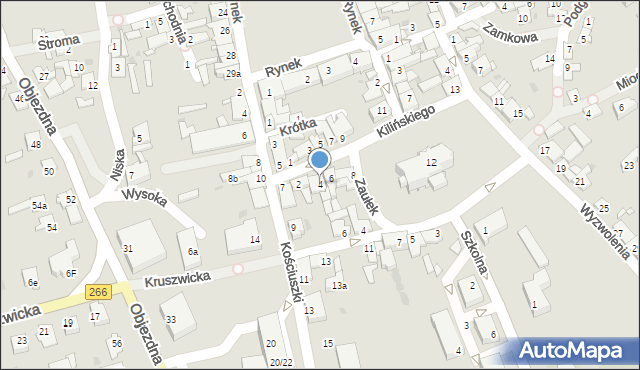 Radziejów, Kilińskiego Jana, płk., 4, mapa Radziejów