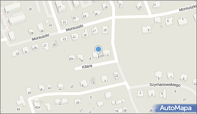 Reda, Kilara Wojciecha, 4, mapa Reda