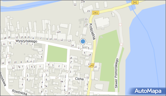 Rogoźno, Kilińskiego Jana, płk., 3, mapa Rogoźno