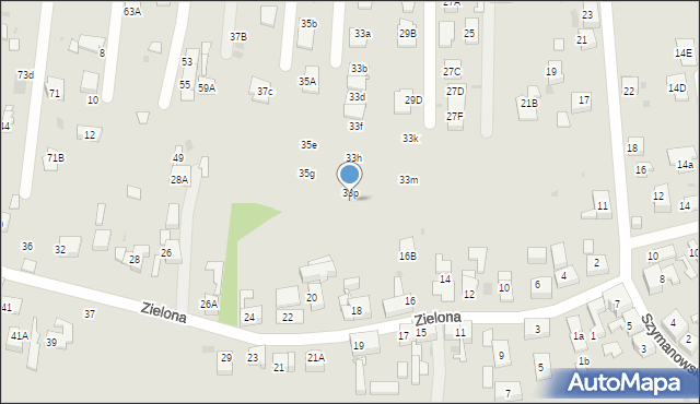 Ruda Śląska, Kingi, 33r, mapa Rudy Śląskiej