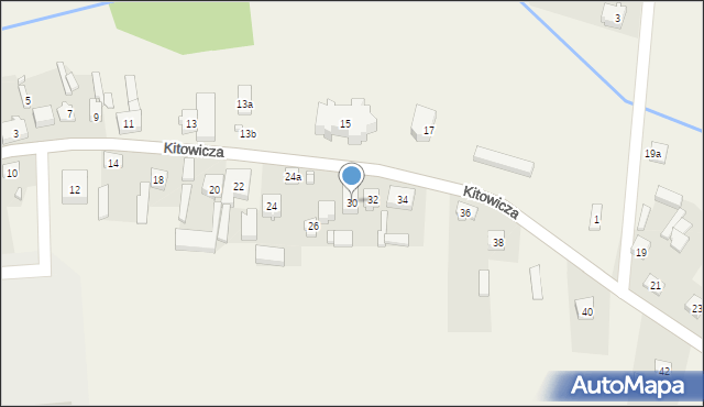 Rzeczyca, Kitowicza Jędrzeja, ks., 30, mapa Rzeczyca