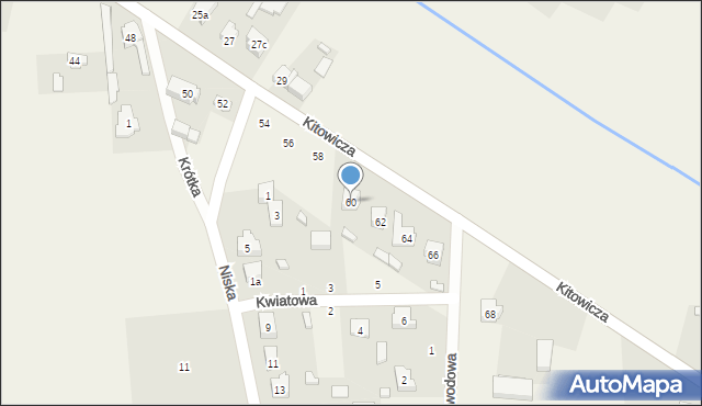 Rzeczyca, Kitowicza Jędrzeja, ks., 60, mapa Rzeczyca