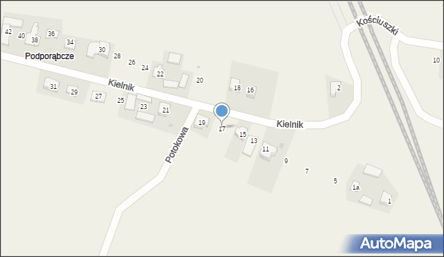 Sadowie, Kielnik, 17, mapa Sadowie