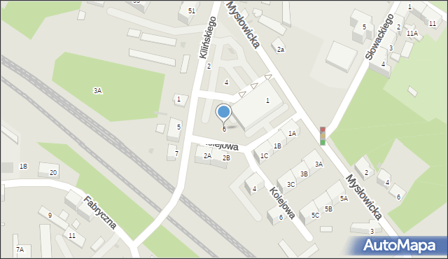 Siemianowice Śląskie, Kilińskiego Jana, płk., 6, mapa Siemianowice Śląskie