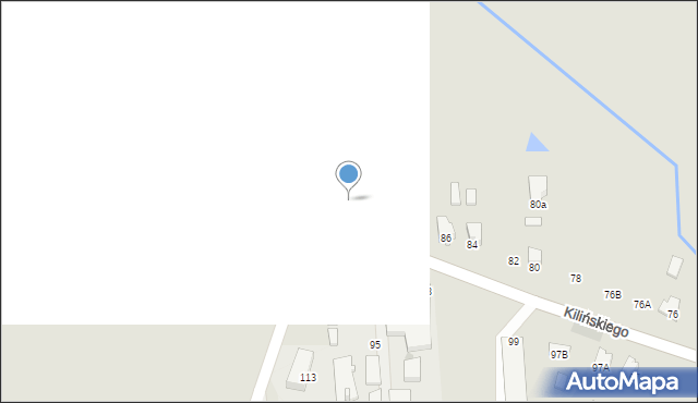 Siemiatycze, Kilińskiego Jana, płk., 92, mapa Siemiatycze