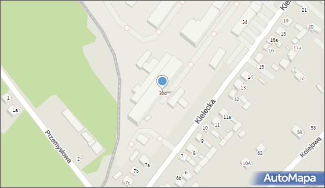 Siewierz, Kielecka, 30d, mapa Siewierz